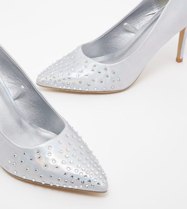 Embellished irredescent pumps taille 9 – Image 4