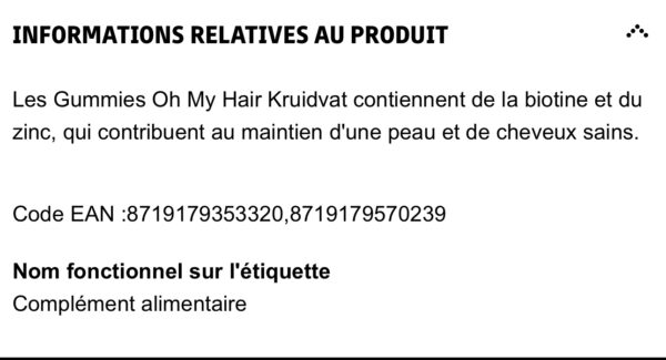Gummies cheveux and ongles peau 60 pieces – Image 4