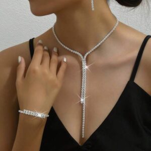 Chaînette boucles d’oreilles et bracelet