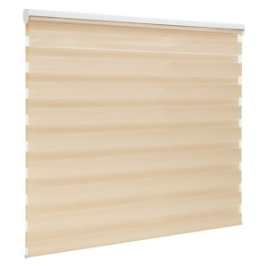 1.2 mètre largeur sur 2 mètre hauteur store enrouleur Jour nuit couleu beige